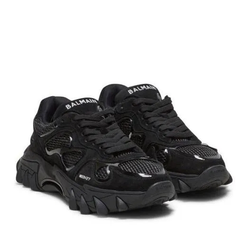 Balmain B-East Chunky Sneakers Black sneaker basse