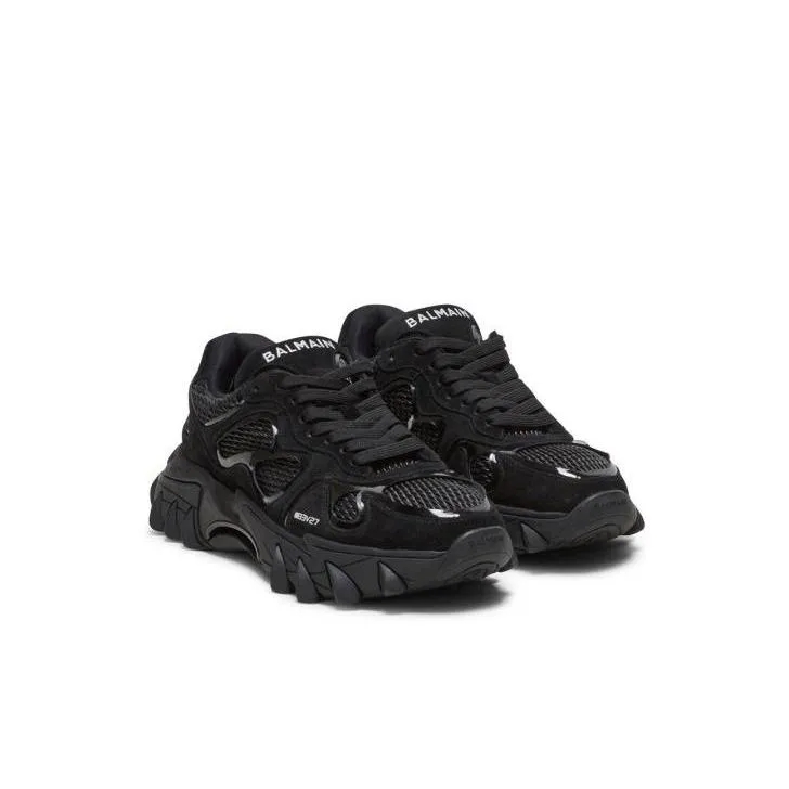 Balmain B East Chunky Sneakers Black Low Top Sneaker