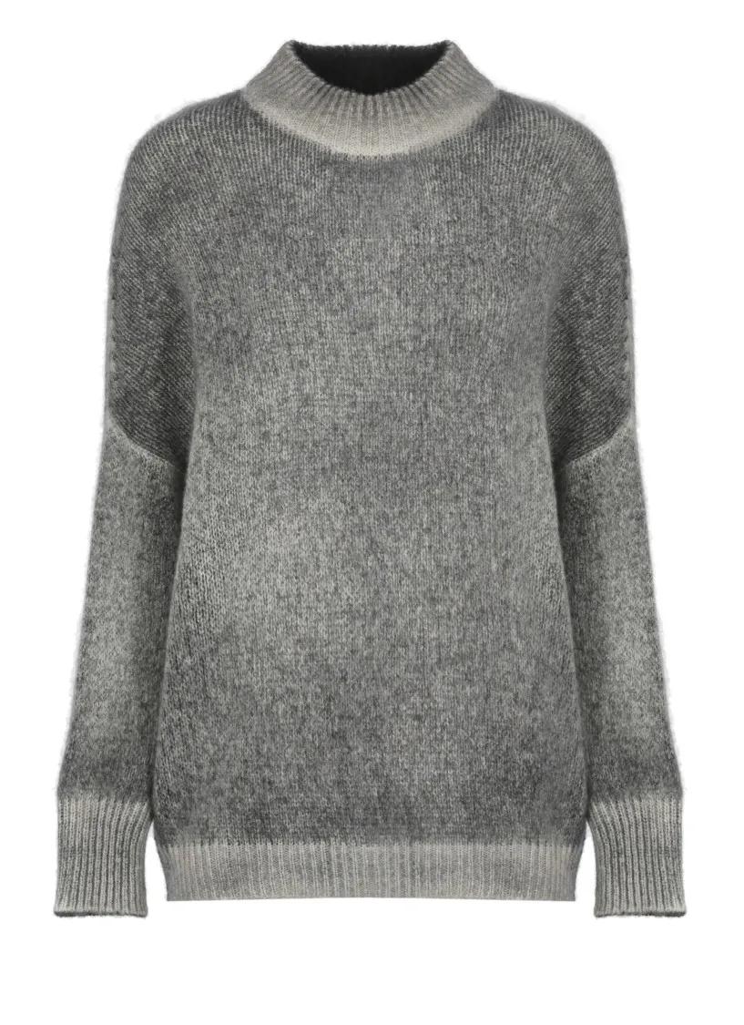 CALIBAN - Cashmere And Silk Sweater - Größe XS - grau