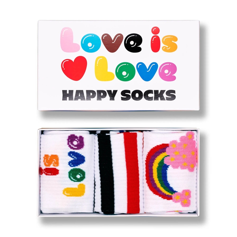 Happy Socks  Pride Socks Gift 3P 3er Pack bunt(Image 6)