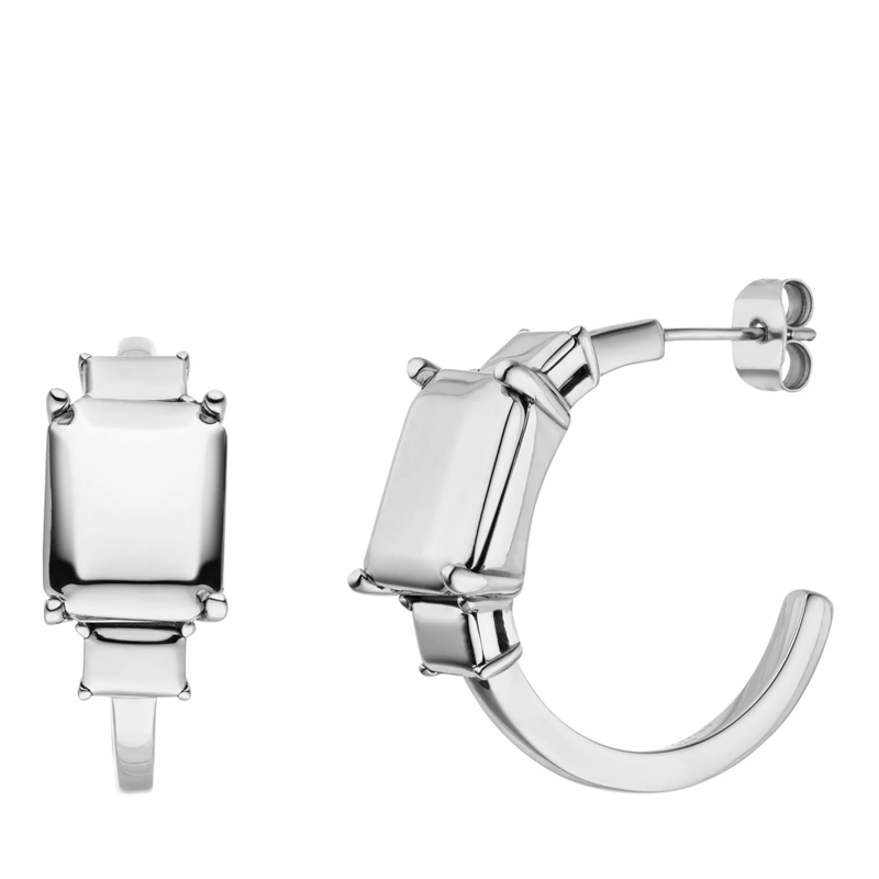 Liebeskind Berlin Ohrstecker Edelstahl Steel Diamond silber