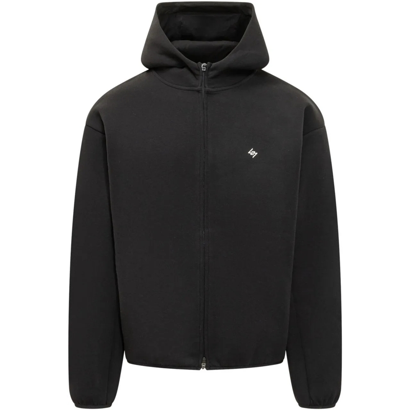 Represent  Felpa con Cappuccio e Zip schwarz