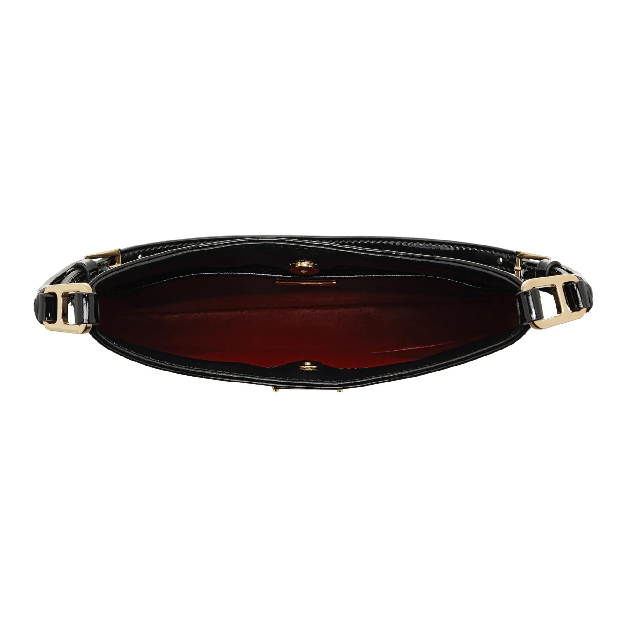 Prada Hobo bags Cleo Patent Leather Hobo Bag in zwart