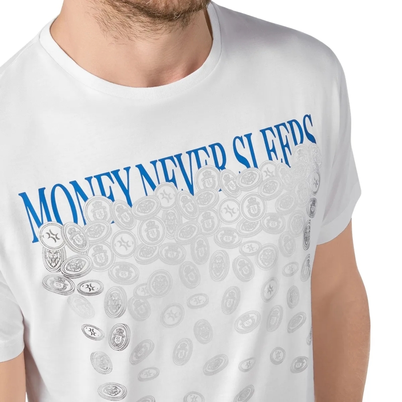 BILLIONAIRE T-Shirt T-Shirt Money weiss(Image 4)