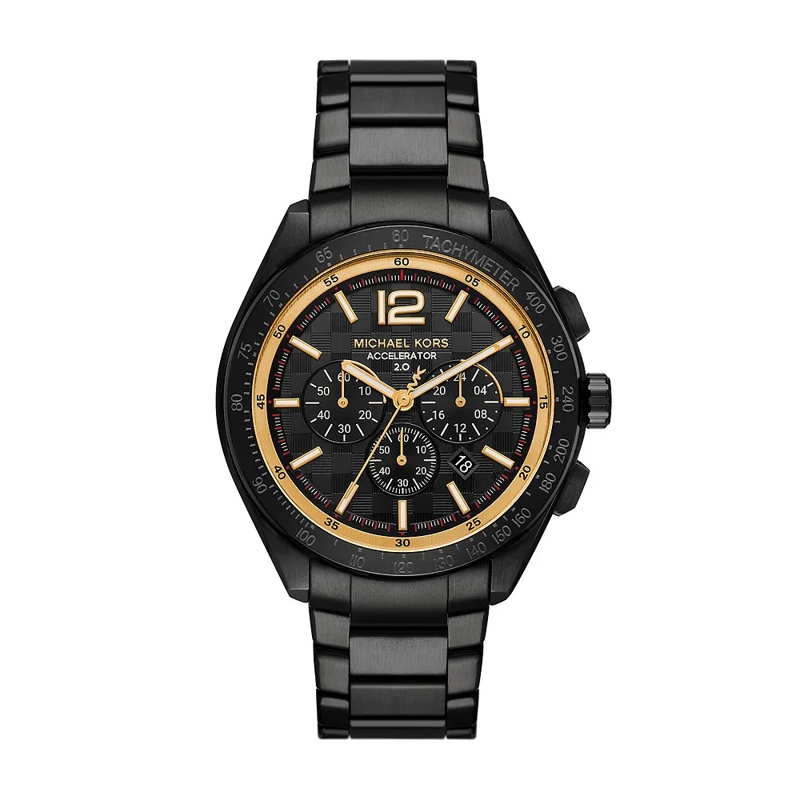 Michael Kors Chronograph Accelerator Uhr Schwarz