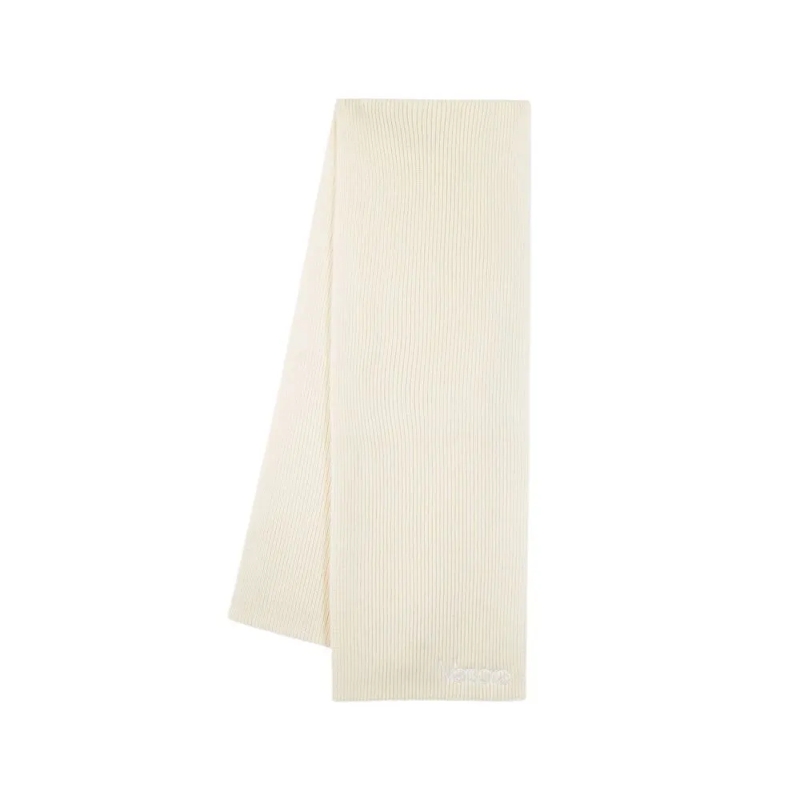Versace Écharpe légère Embroidery 1978 Re Ed. Logo Scarf - Cotton - Beige Neutrals