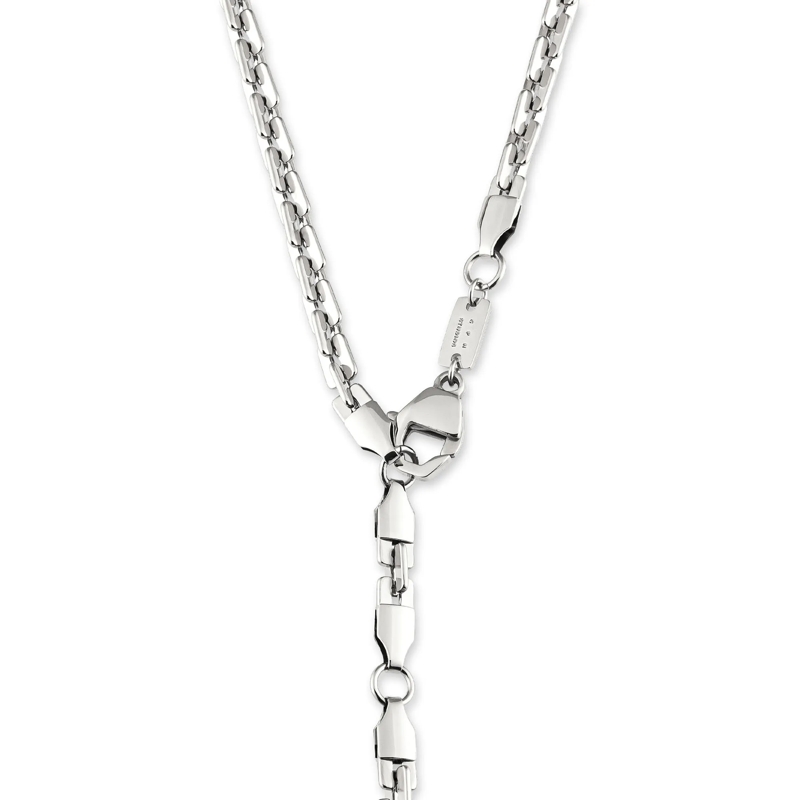 Copenhagen Mittellange Halskette Edelstahl Edgy Necklace silber(Image 3)