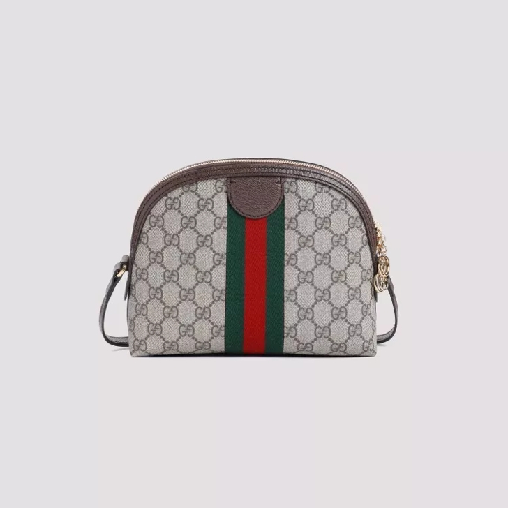 Gucci Ophidia Gg Shoulder Bag Grey Schultertasche