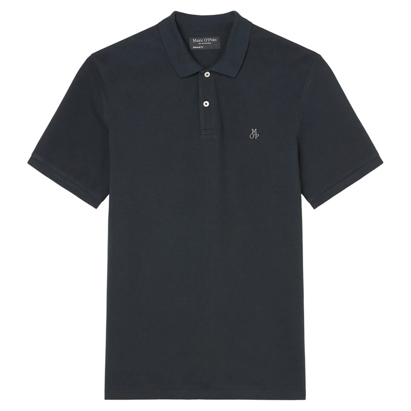 Marc O´Polo Poloshirt Small-Logo 1er Pack blau