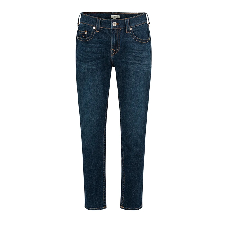 True Religion Straight-Leg-Jeans Jeans ROCCO- Modell: Rocco- Dunkle Waschung- K blau