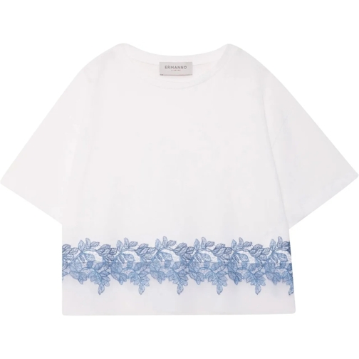 Ermanno Firenze T-shirts T-Shirts And Polos Biancobluette Acceso mehrfarbig (Image 2)