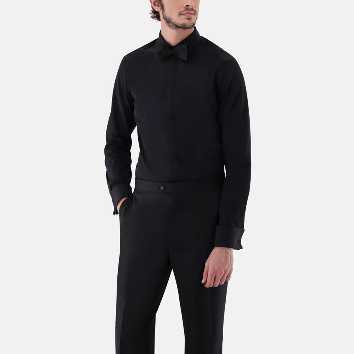 Thumbnail - VAN LAACK - Hemd Slim Fit Uni - Größe 46 - beige