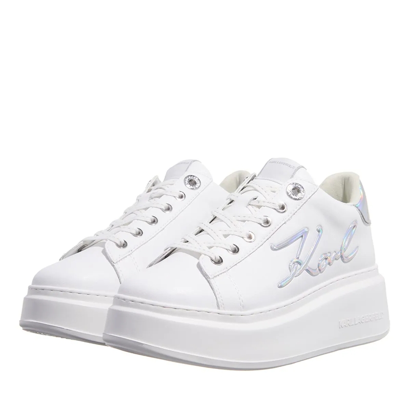 Karl Lagerfeld Low-Top-Sneaker Anakapri Signia Lace Lthr White Lthr w/Silver