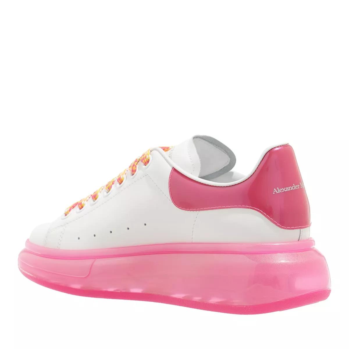 Alexander McQueen Pink And Red Runner Sneakers