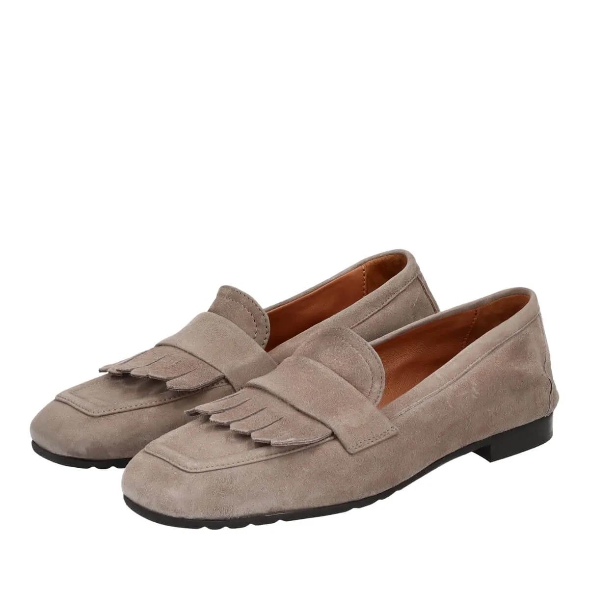 Thea Mika Slipper & Pantoletten - Mokassins - Gr. 37 (EU) - in Grau - für Damen