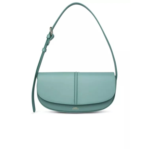 A.P.C. Betty Bag In Green Leather Green Hobo Bag