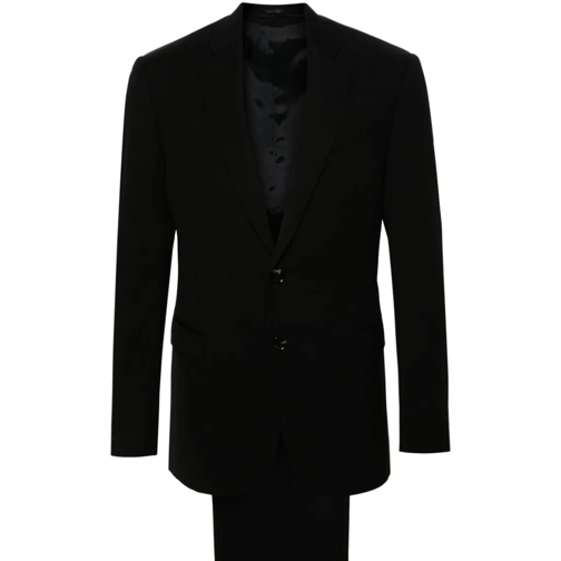 Giorgio Armani Combinaisons de combinaisons Tailored Suit Black