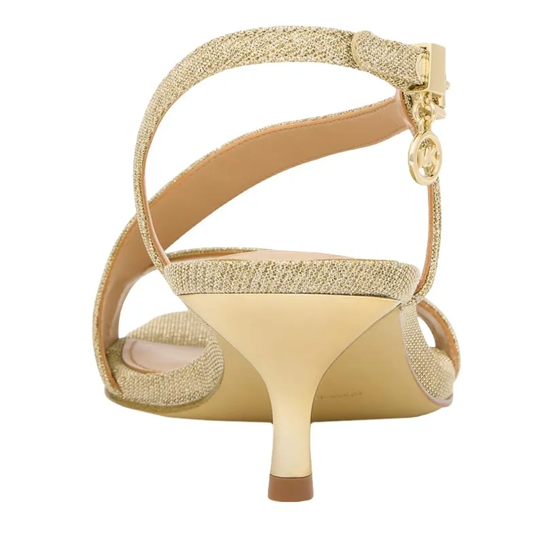 MICHAEL Michael Kors Sandaletten mit Absatz Jaida Kitten Sandal Pale Gold(Image 3)