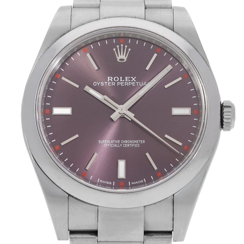 Rolex Automatikuhr Oyster Perpetual Violett
