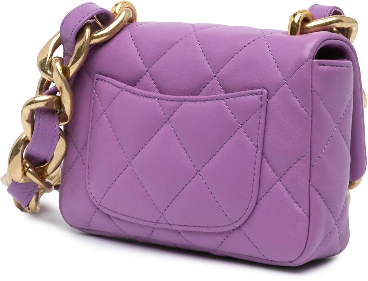 Thumbnail - Chanel Hobo Bags - Mini Quilted Lambskin Funky Town Flap - Gr. unisize - in Orange - für Damen