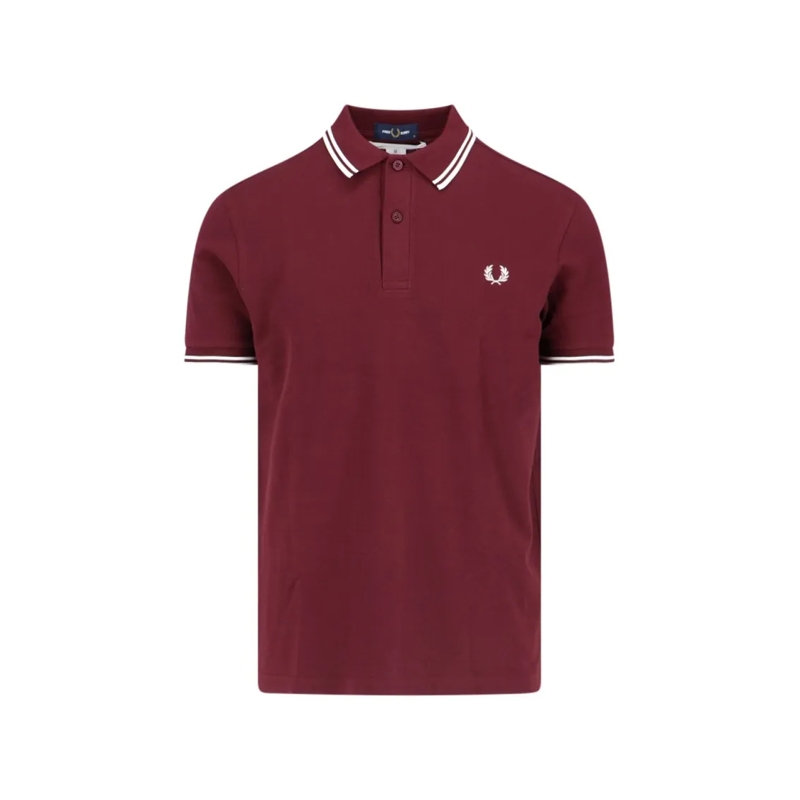 Comme des Garcons Polo shirt Shirt Logo Polo Shirt In Burgundy Cotton Burgundy