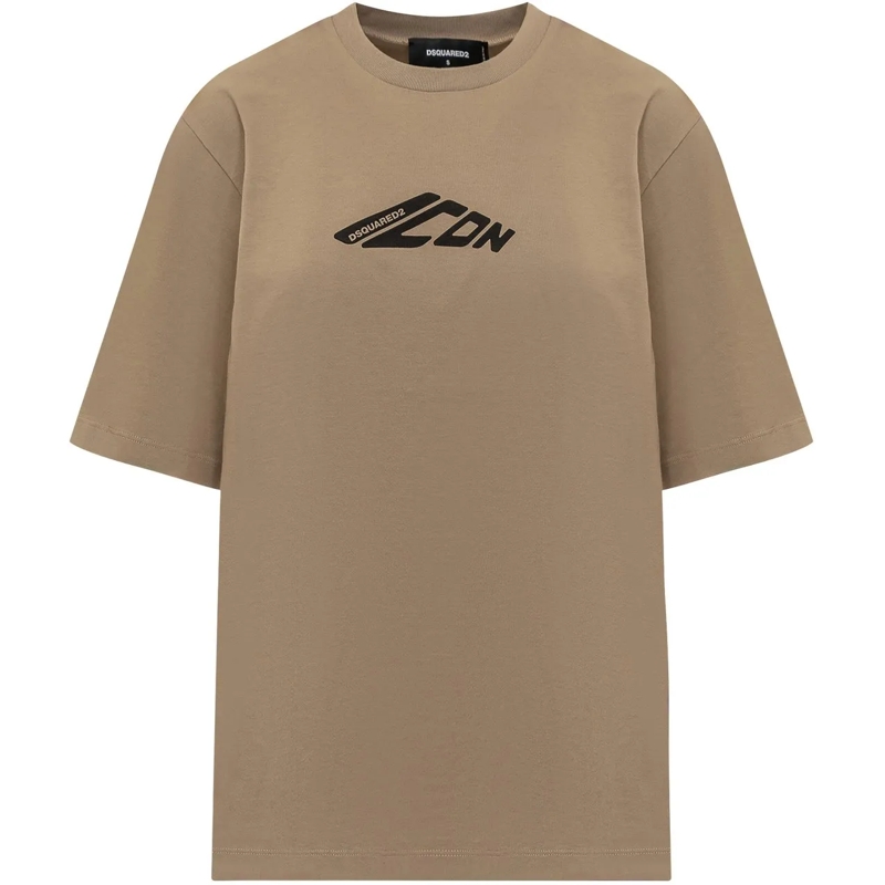Dsquared2 T-Shirt T-Shirt Loose Fit beige
