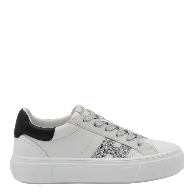 Hogan Lage-top sneaker Sole White Sneakers With Glittery Detail White