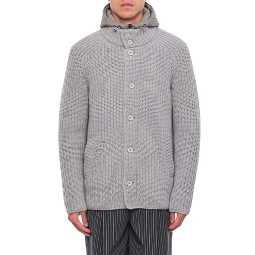 Herno Bomberjacks Grey Hooded Bomber Grey