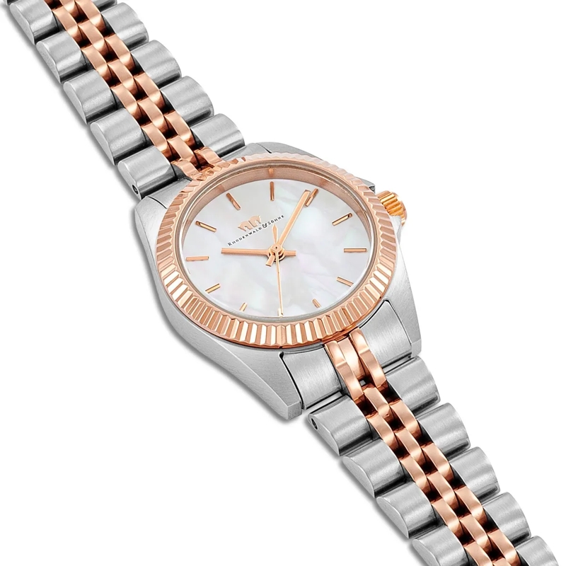 Rhodenwald & Söhne Automatikuhr Damen Armbanduhr Cassina Edelstahl silber(Image 6)