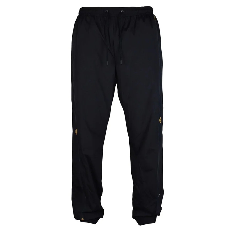 Fendi Jogginghose Straight Cut Black Nylon Jogging Pants Black