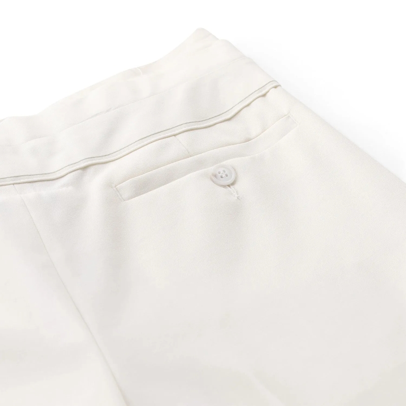 MM6 Maison Margiela  Stoffhose aus Woll-Mix weiß(Image 5)