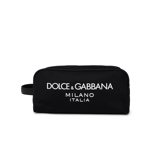 Dolce&Gabbana Black Nylon Beauty Case Black Pochette-väska