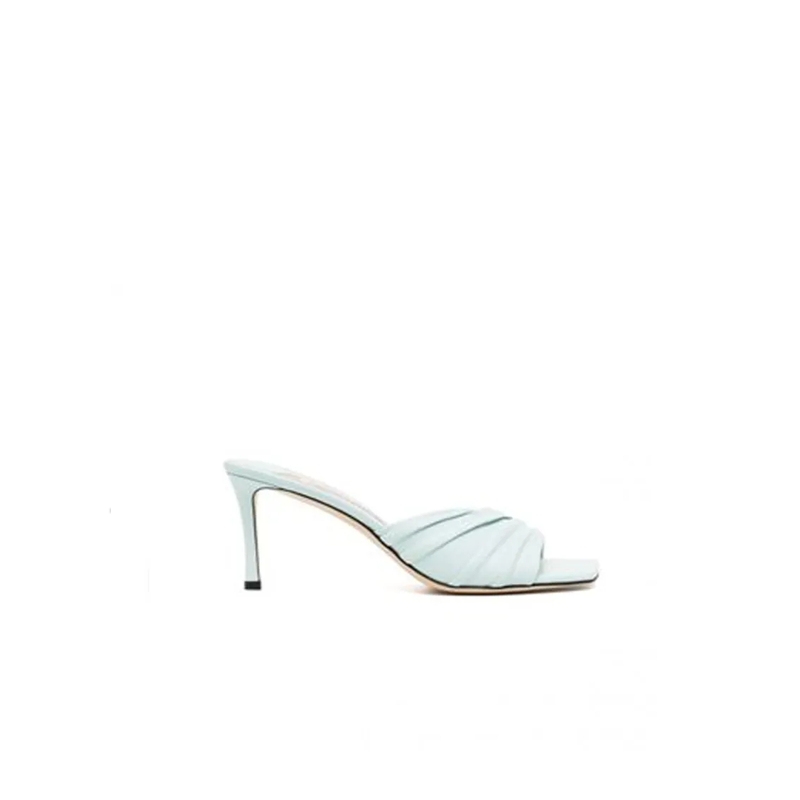 Jimmy Choo Sandalen Stiletto Heel Leather Sandals White