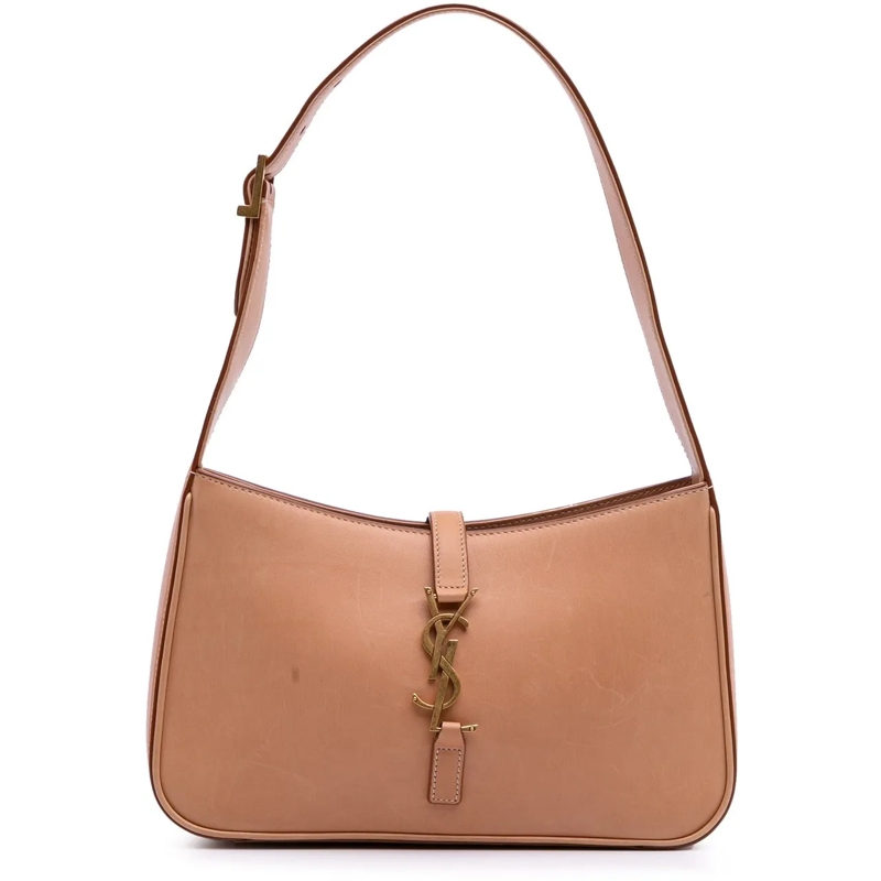 Saint Laurent Schultertasche Smooth Calfskin Le 5 a 7 Shoulder Bag braun