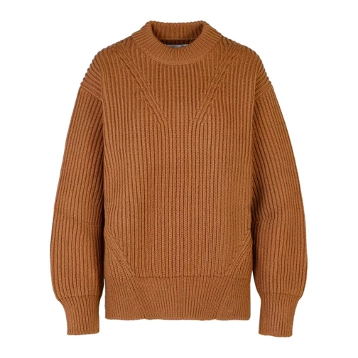 Jil Sander Brown Wool Sweater Brown 