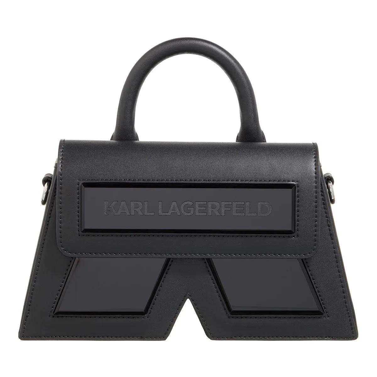 Karl Lagerfeld Crossbody Bags - Ikon/K Cb Leather - Gr. unisize - in Schwarz - für Damen