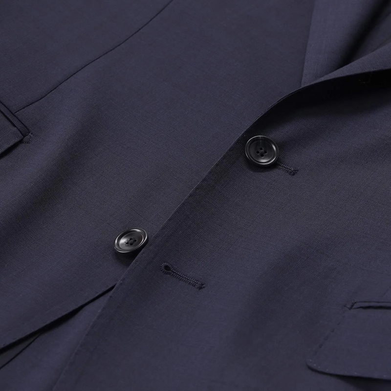 Tagliatore Combinaison de costume Zweiteiliger Anzug aus Wollmix blau(Image 4)