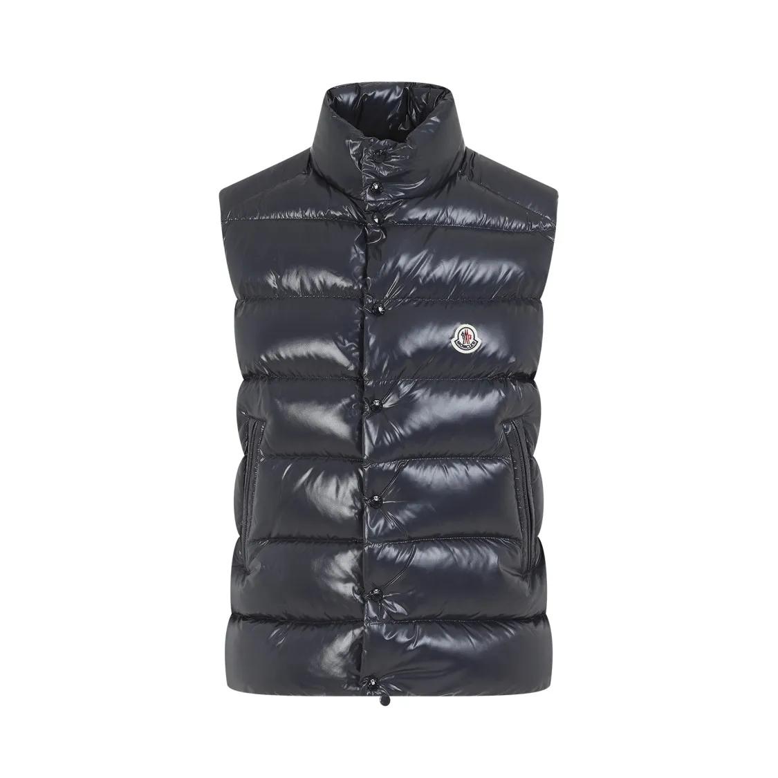 Moncler - Navy-Blue Tibb Vest - Größe 2 - blau