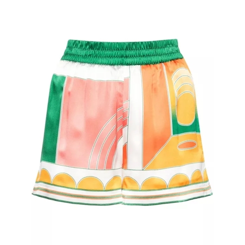 Casablanca Summer Court Multicolor Shorts Multicolor 