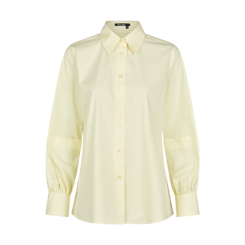 Marc Aurel Bluse Oversize Hemd gelb