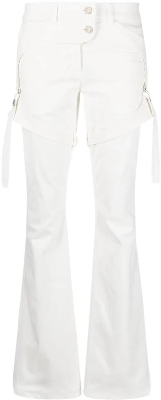 Thumbnail - Courrèges - Trousers White - Größe 40 - weiß