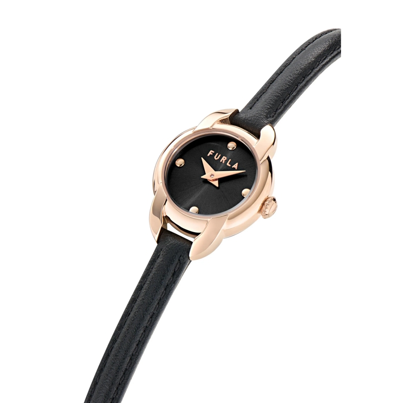 Furla Quarzuhr Quarz-Analoguhr Furla Mini Shape schwarz(Image 4)