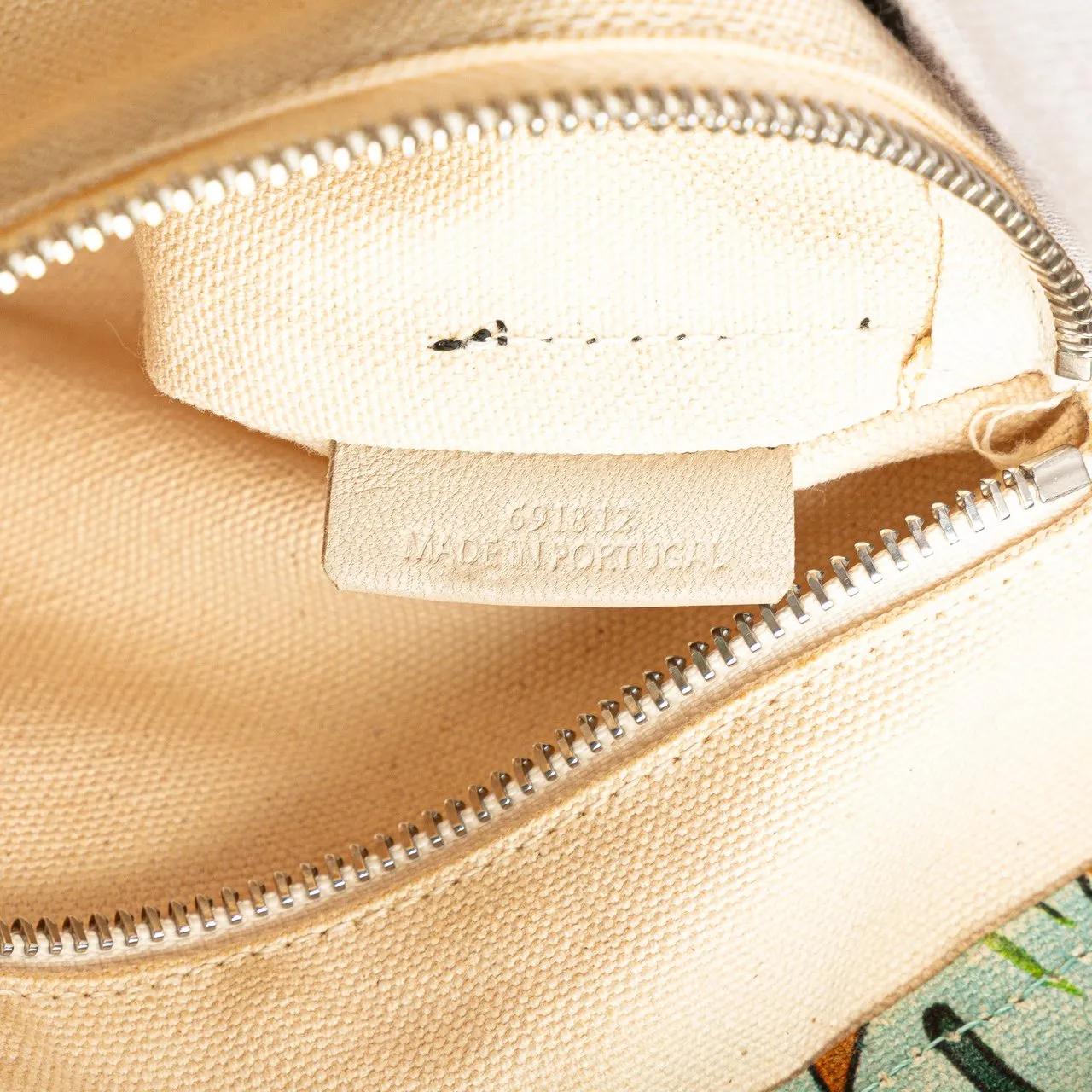 Thumbnail - Loewe Shopper - Paulas Ibiza Medium Canvas Mermaid Print Tote - Gr. unisize - in Blau - für Damen