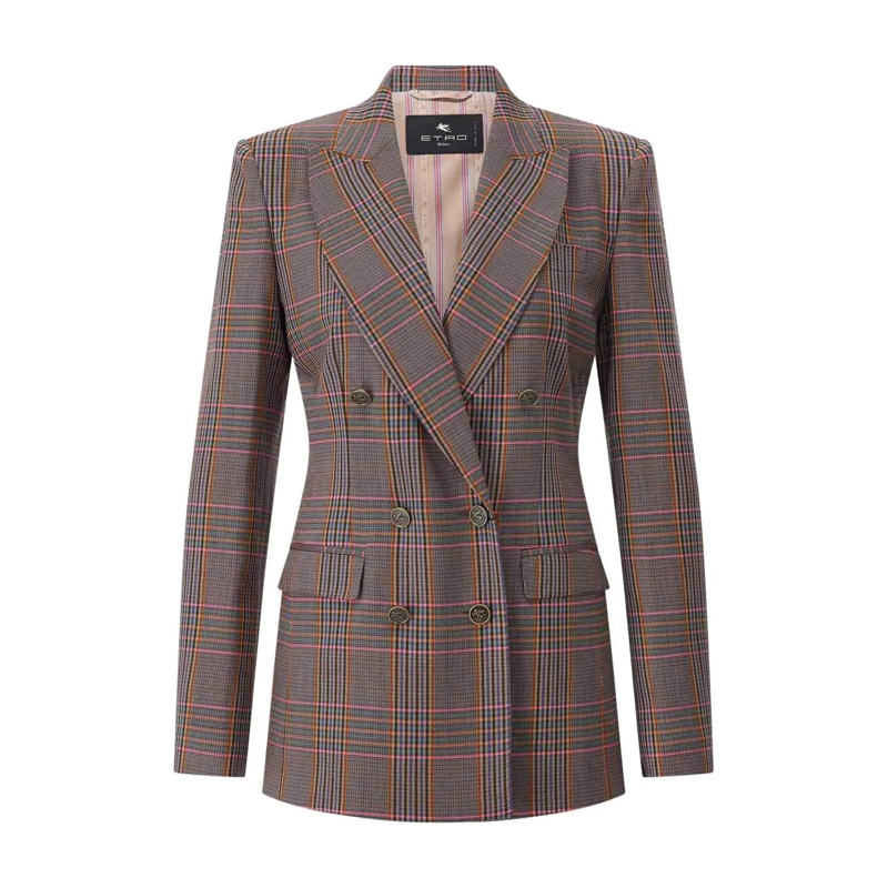 Etro Blazer Doppelreihiger Blazer mehrfarbig