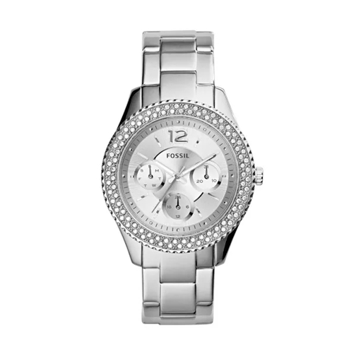 Fossil ES3588 Stella Watch Woman Silver Multifunctioneel Horloge