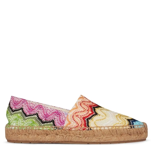 Missoni Low-Top Sneaker Zig Zag Knitted Espadrilles mehrfarbig