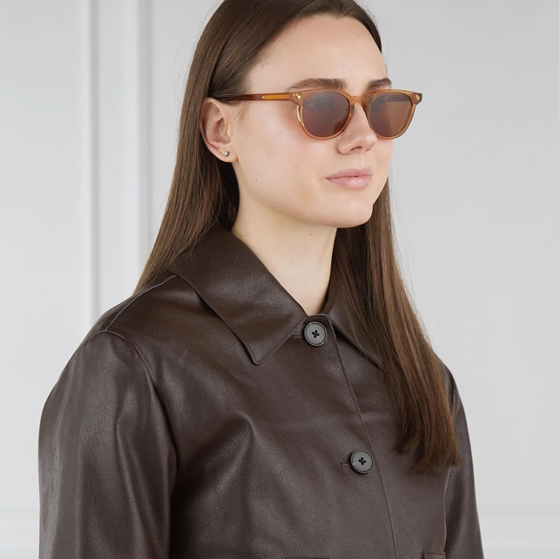 Bottega Veneta Sonnenbrille BV1253S Yellow-Yellow-Brown (Image 2)