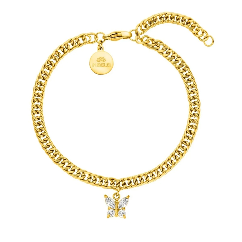 Purelei Armband Statement-Armband Butterfly gold