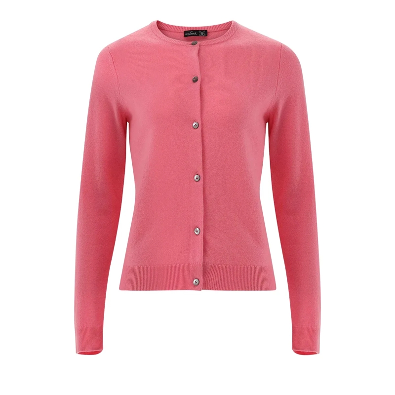 VAN LAACK Strickjacke Jacke Uni rosa