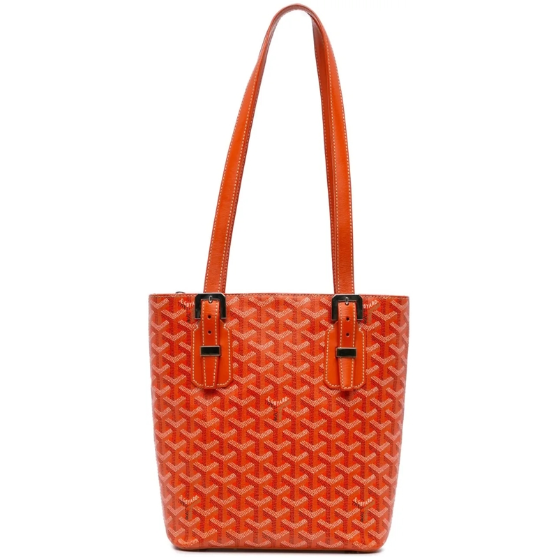 GOYARD Sac à bandoulière Goyardine Marie Galante PM orange